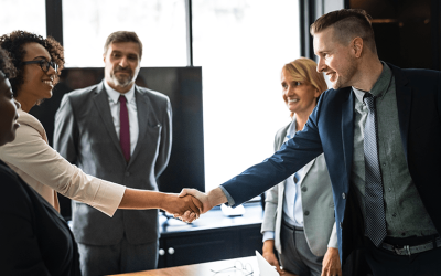 consultant working with an ideal client